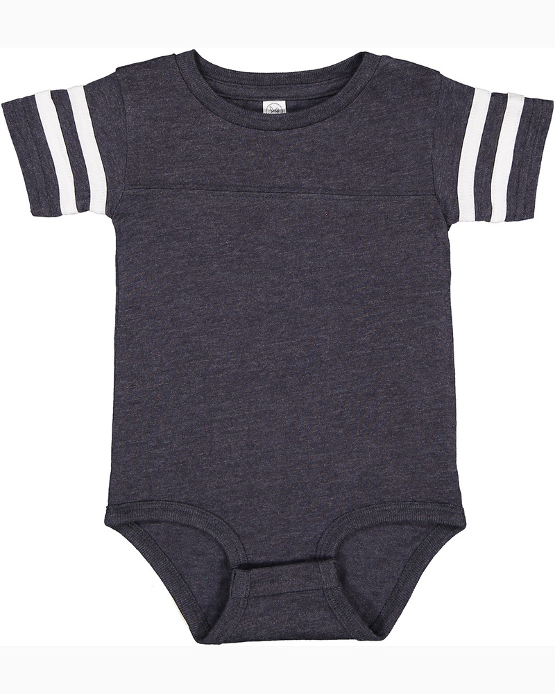 Rabbit Skins 4437 Infant Football Bodysuit Front Fullsize"