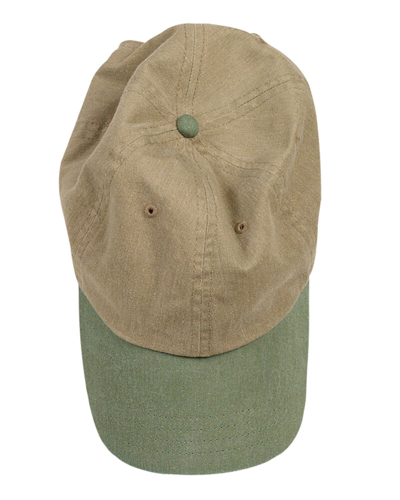 Authentic Pigment 1910 Pigment-Dyed Baseball Cap Front Fullsize"