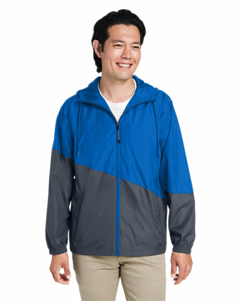 CORE365 CE710 Unisex Techno Lite Colorblock Windbreaker Front Fullsize"