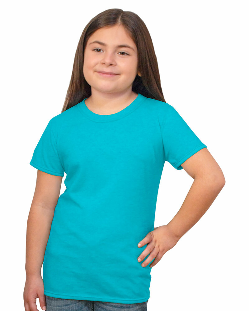 bayside 37100 youth princess t-shirt Front Fullsize