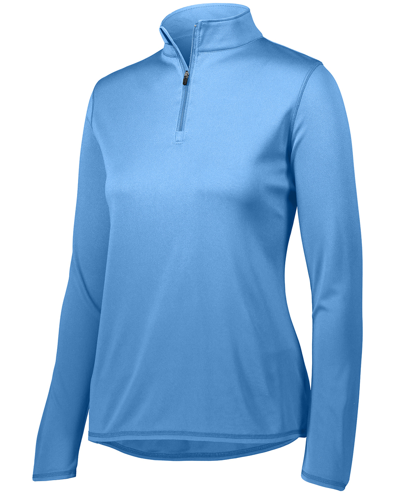 augusta sportswear 2787 ladies attain wicking 1/4 zip pullover Front Fullsize