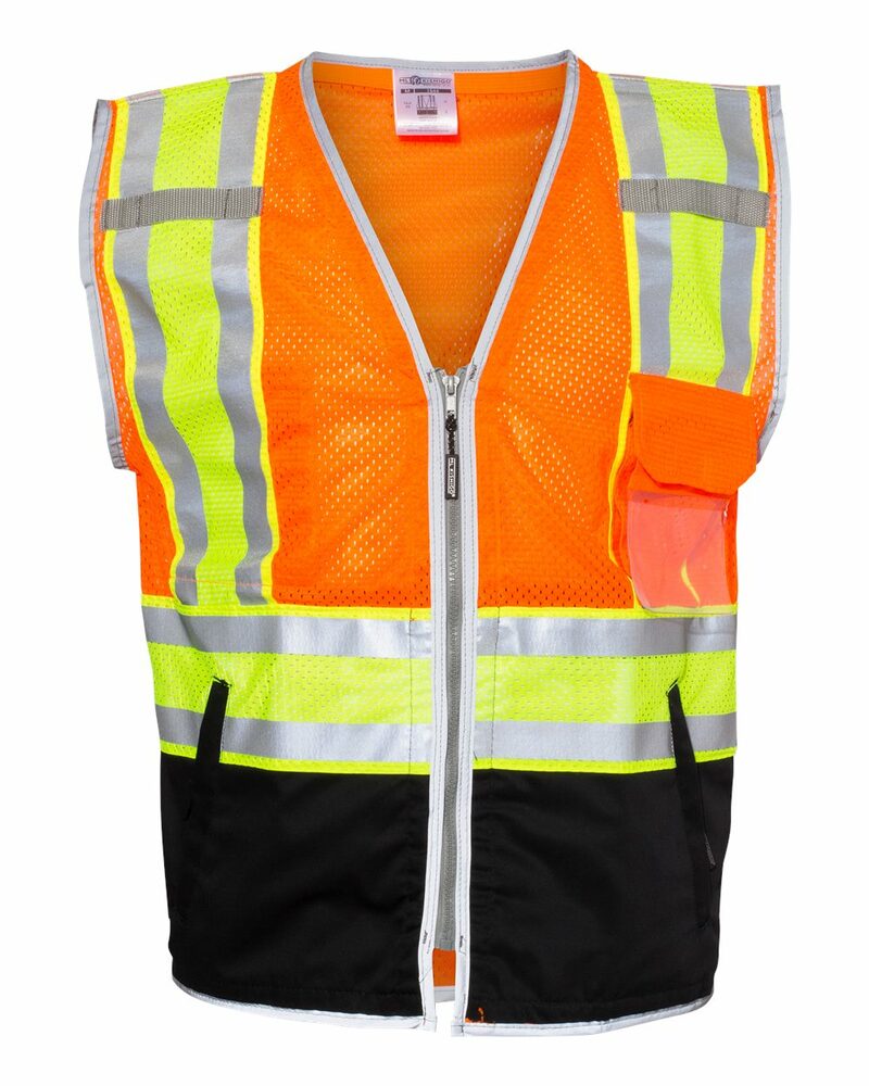 Kishigo 1543-1544 Premium Brilliant Series® Ultimate Reflective Vest Front Fullsize"