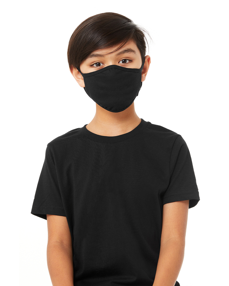bella + canvas tt044y youth 2-ply reusable face mask Front Fullsize