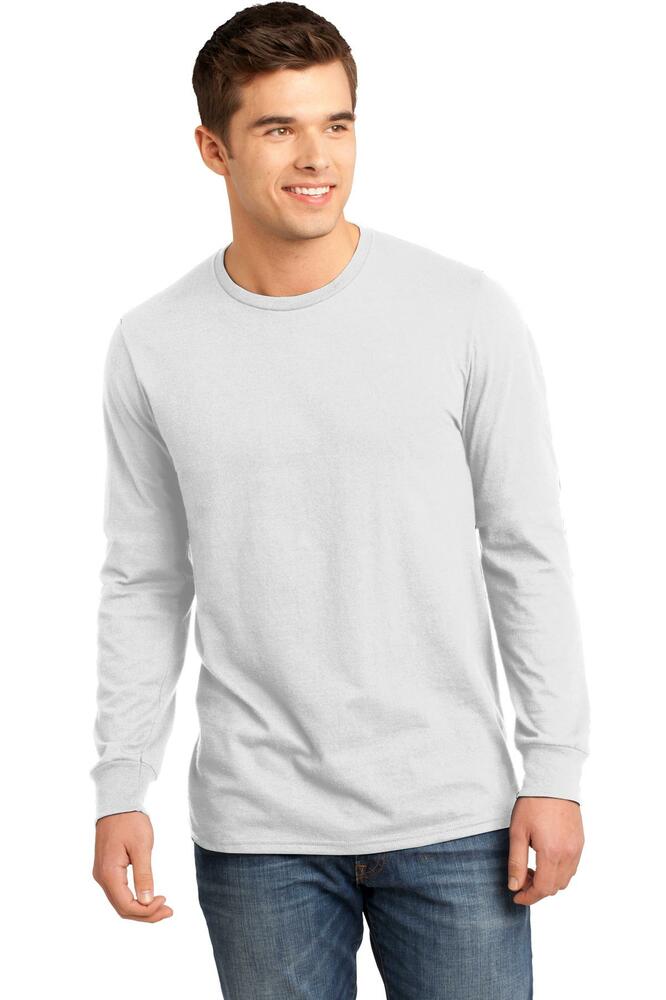 district dt5200 young mens the concert tee ® long sleeve Front Fullsize