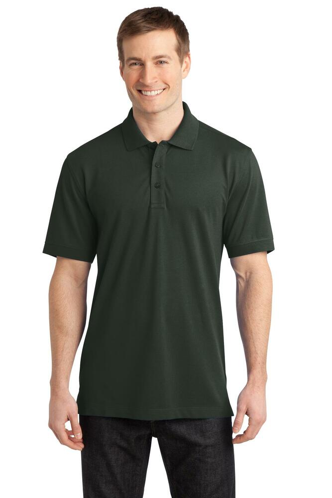 port authority k555 stretch pique polo Front Fullsize