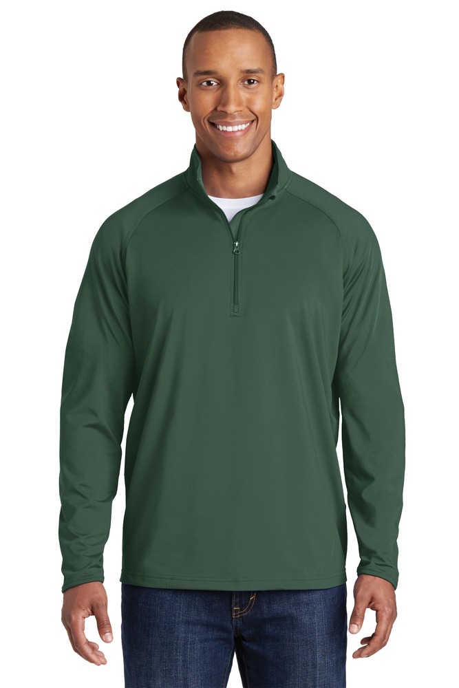 Sport-Tek ST850 Sport-Wick ® Stretch 1/4-Zip Pullover Front Fullsize"
