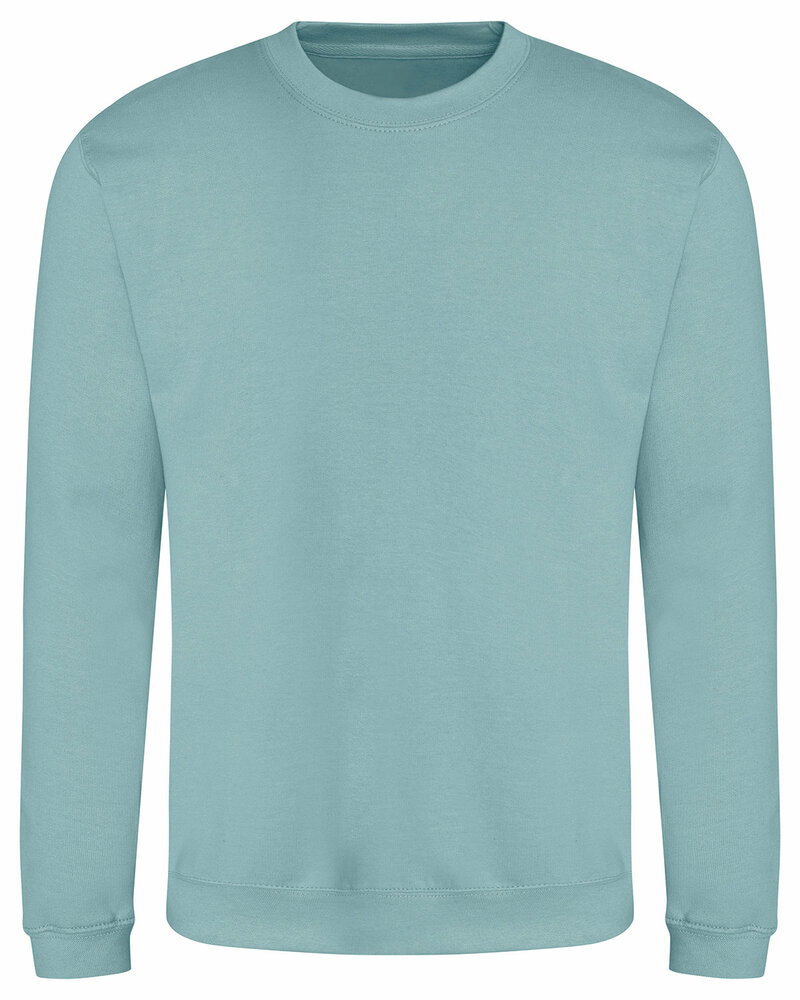 Just Hoods By AWDis JHA030 Adult Midweight College Crewneck Sweatshirt Front Fullsize"