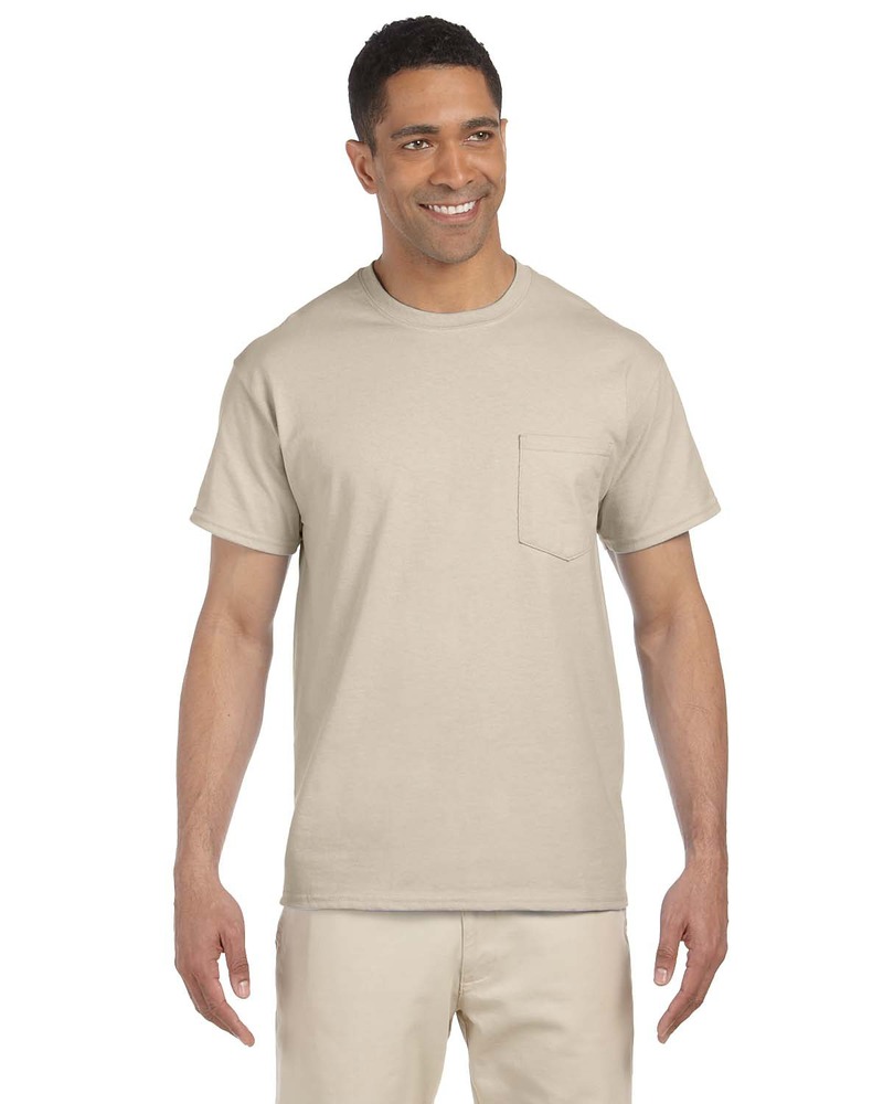 gildan g230 ultra cotton ® 100% cotton t-shirt with pocket Front Fullsize