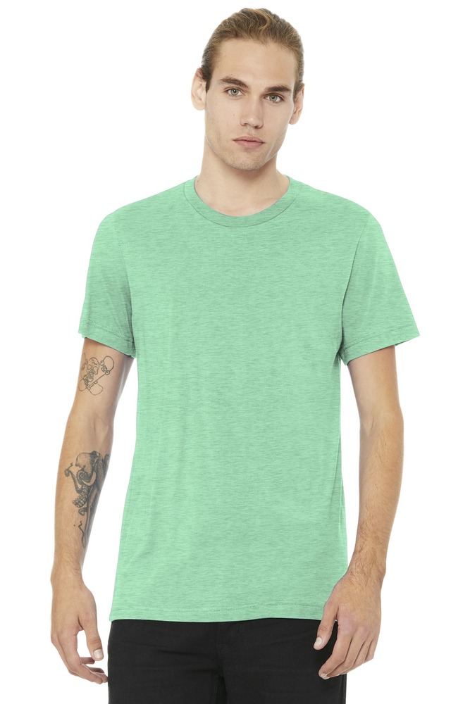 bella + canvas 3001cvc unisex heather cvc t-shirt Front Fullsize