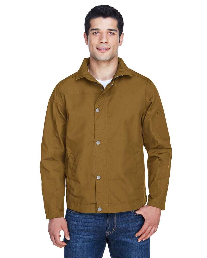 Harriton M705 Men's Auxiliary Canvas Work Jacket Front Fullsize"