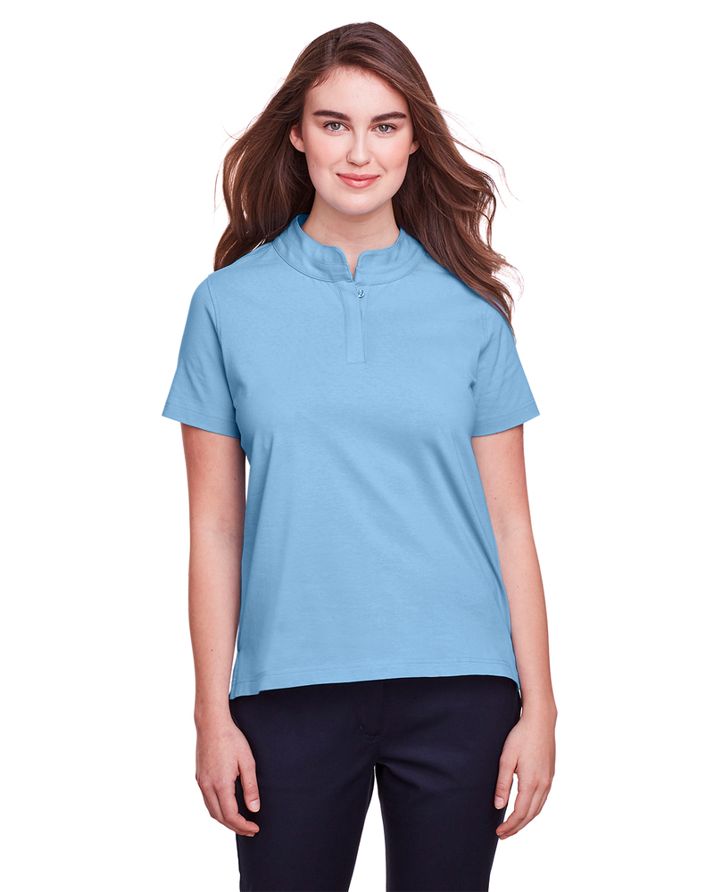 UltraClub UC105W Women's Lakeshore Stretch Cotton Performance Polo Front Fullsize"