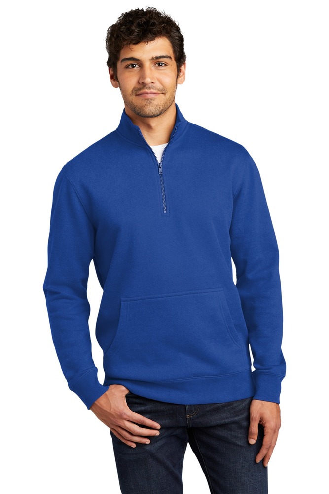District DT6106 V.I.T. ™ Fleece 1/4-Zip Front Fullsize"
