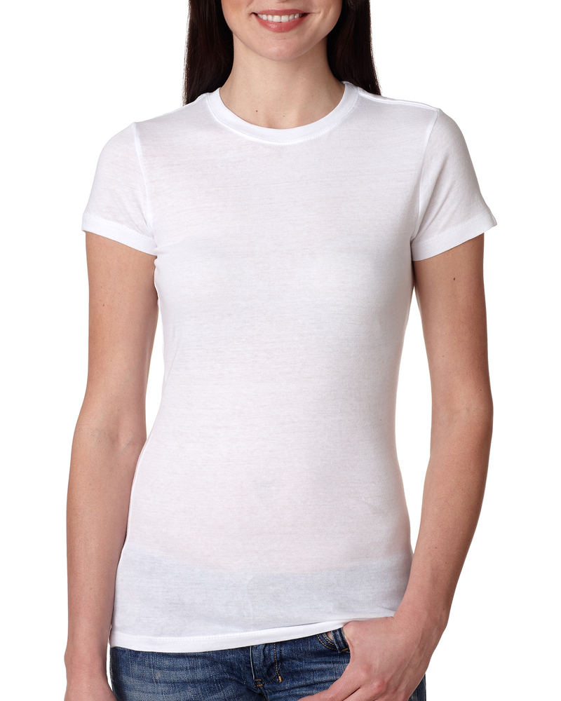 bayside 4990 ladies' 4.2 oz., 100% ring-spun cotton  jersey t-shirt Front Fullsize