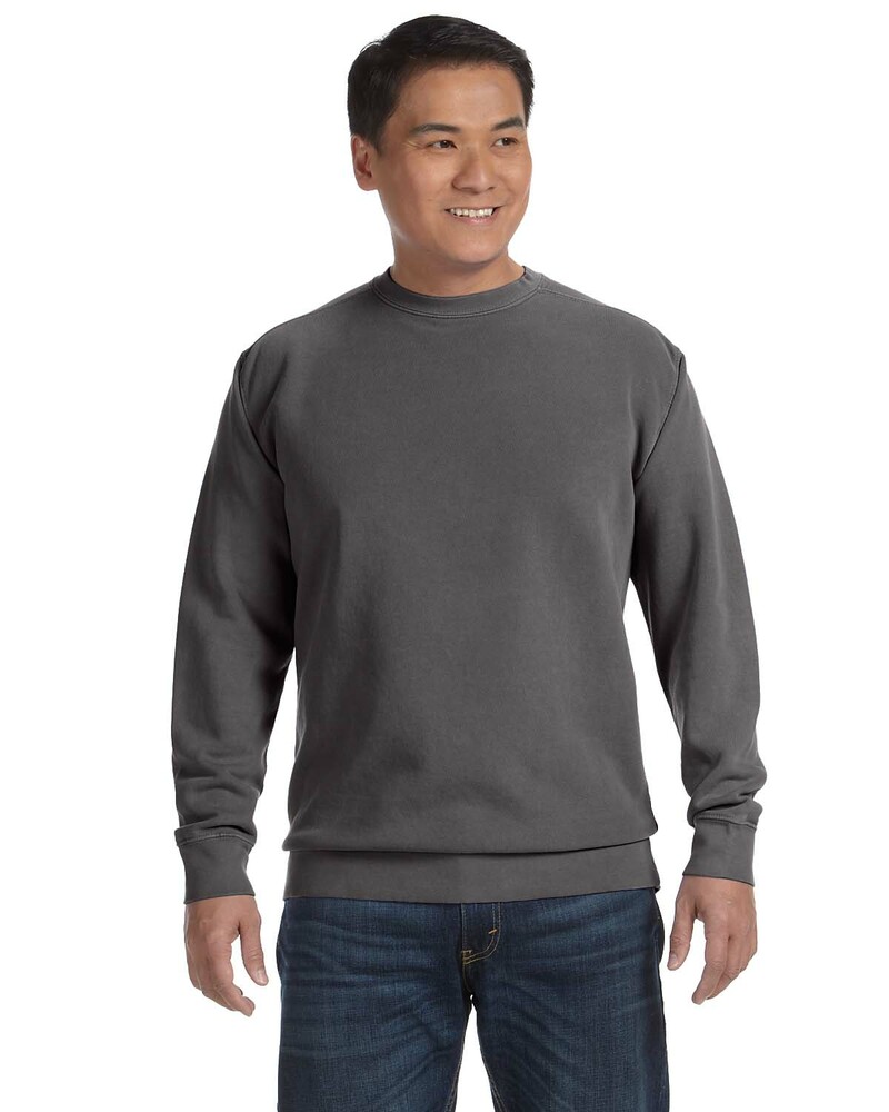 comfort colors 1566 adult crewneck sweatshirt Front Fullsize