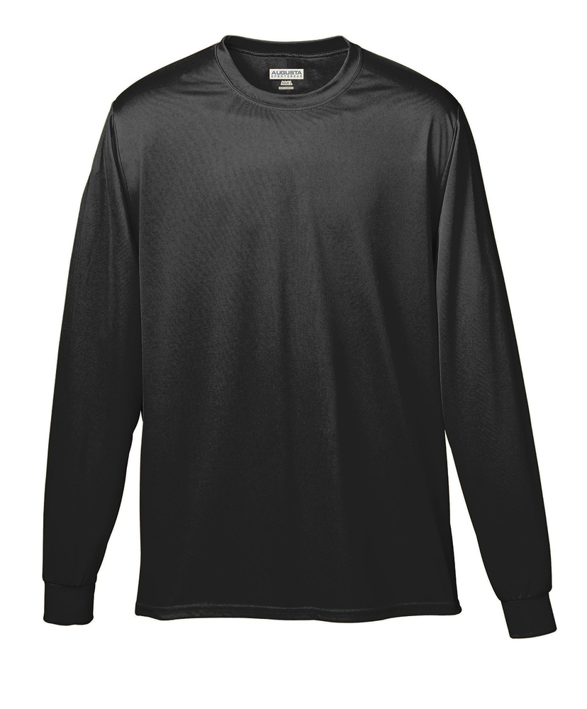 augusta sportswear 788 adult wicking long-sleeve t-shirt Front Fullsize