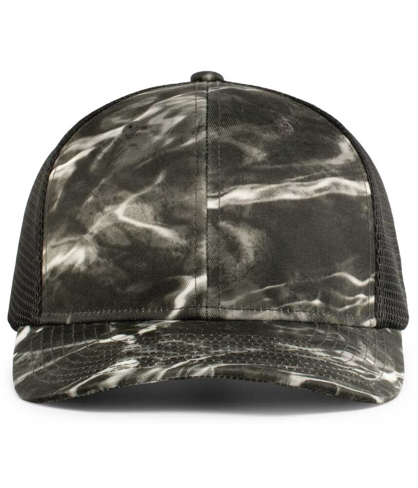 Pacific Headwear P691 Mossy Oak® Low-Profile Trucker PacFlex Cap Front Fullsize"