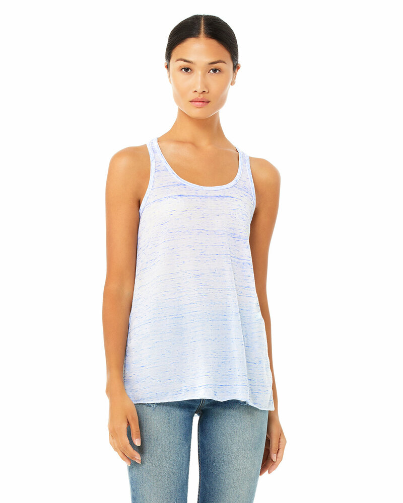 Bella + Canvas B8800 Ladies' Flowy Racerback Tank Front Fullsize"