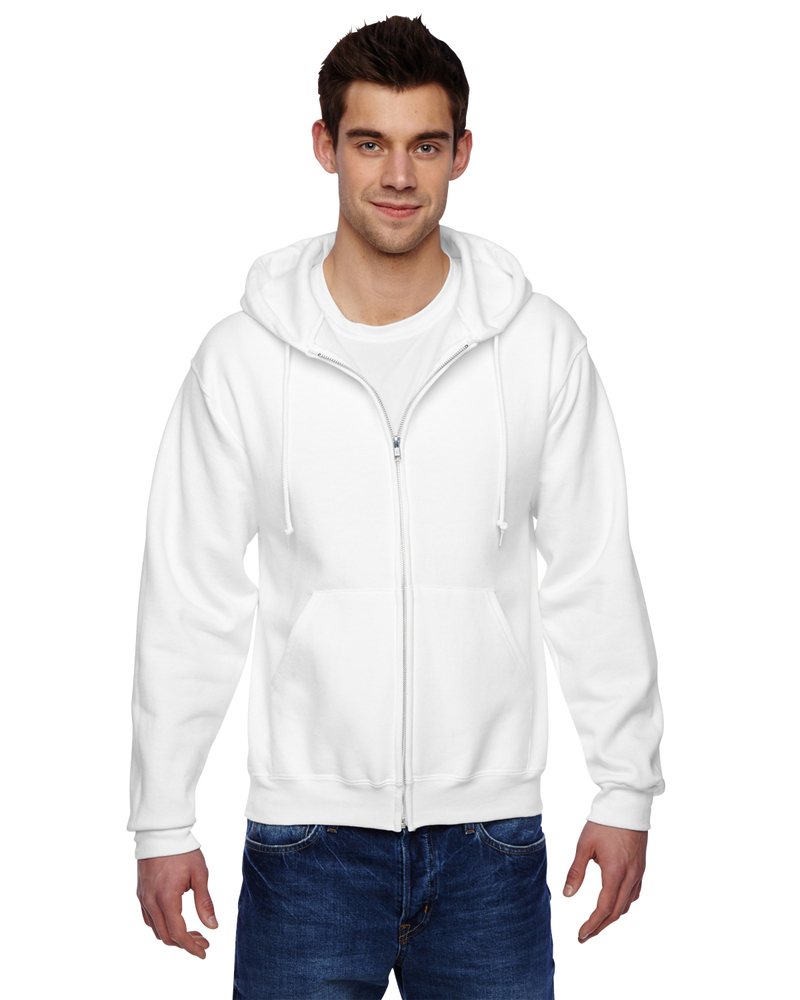 jerzees 4999 super sweats ® nublend ® - full-zip hooded sweatshirt Front Fullsize