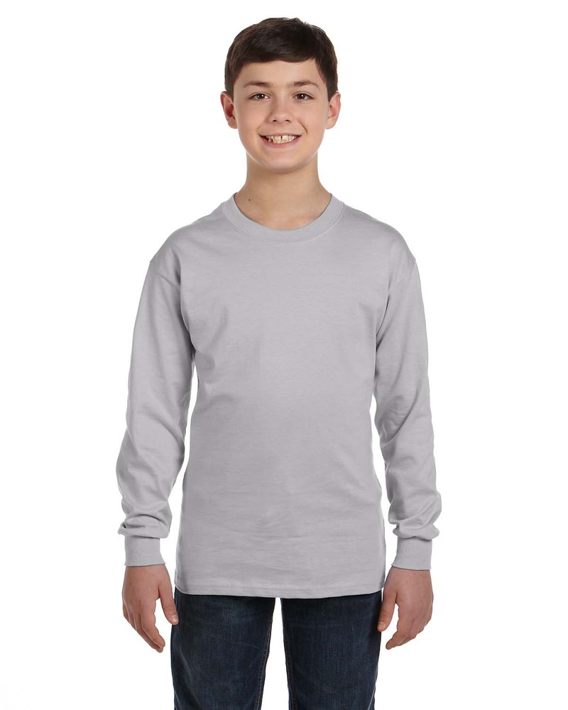 gildan g540b youth heavy cotton ™ 100% cotton long sleeve t-shirt Front Fullsize