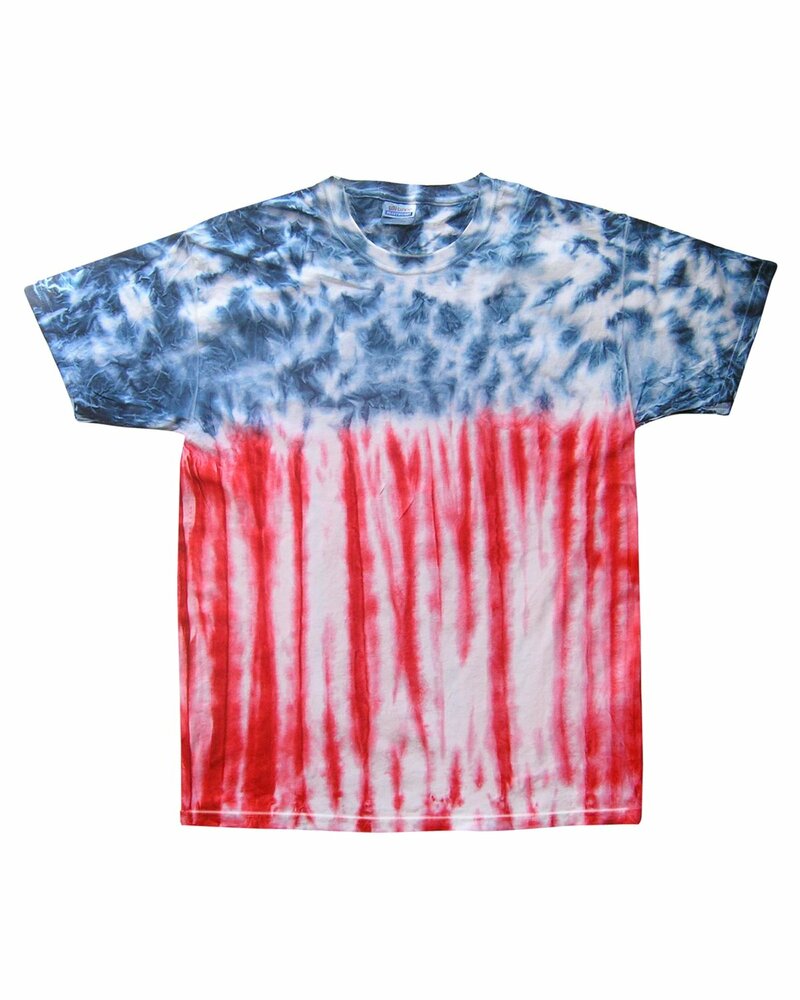 Tie-Dye CD100 Tie Dye Tee Front Fullsize"