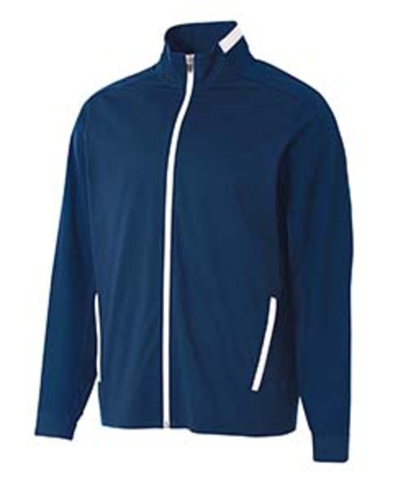 a4 nb4261 youth league full-zip warm up jacket Front Fullsize