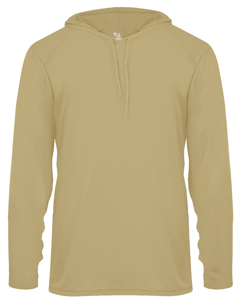 Badger Sport 4105 B Core L/S Hood Tee Front Fullsize"