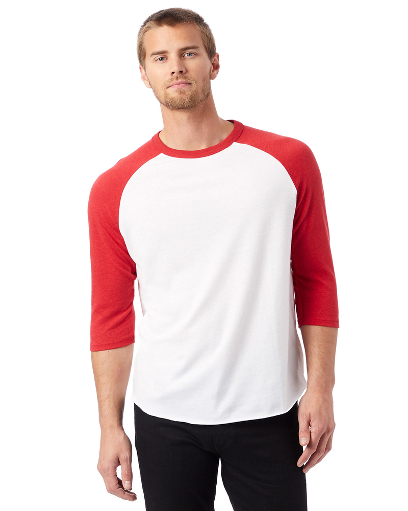 alternative 5127bp men's vintage keeper baseball t-shirt Front Fullsize