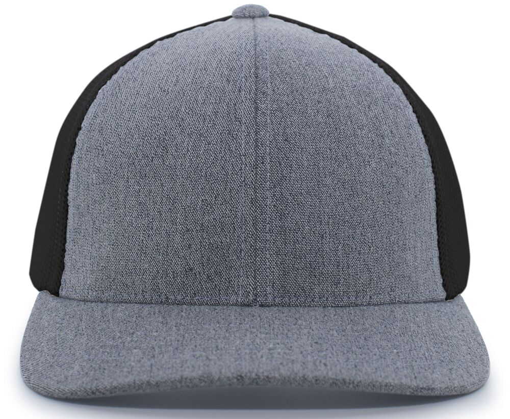 Pacific Headwear P405 Heather Trucker PacFlex Cap Front Fullsize"