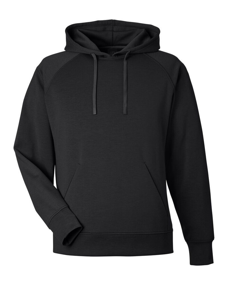 j america 8750ja unisex apex fleece hooded sweathirt Front Fullsize