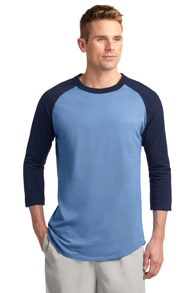 Sport-Tek T200 Colorblock Raglan Jersey Front Fullsize"