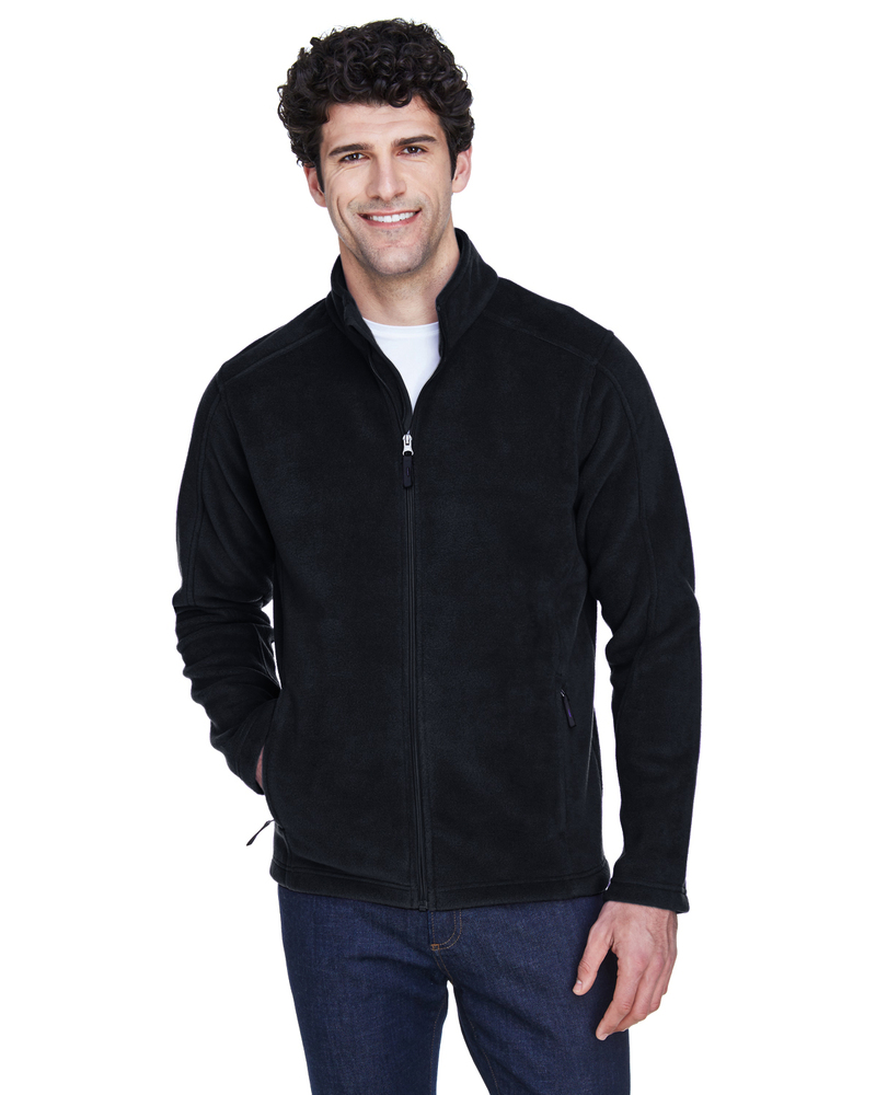 core365 88190t men's tall journey fleece jacket Front Fullsize