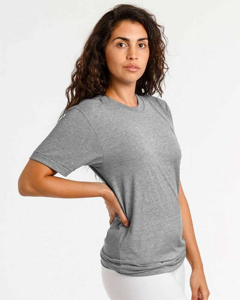Los Angeles Apparel TR01 USA-Made Triblend T-Shirt Front Fullsize"