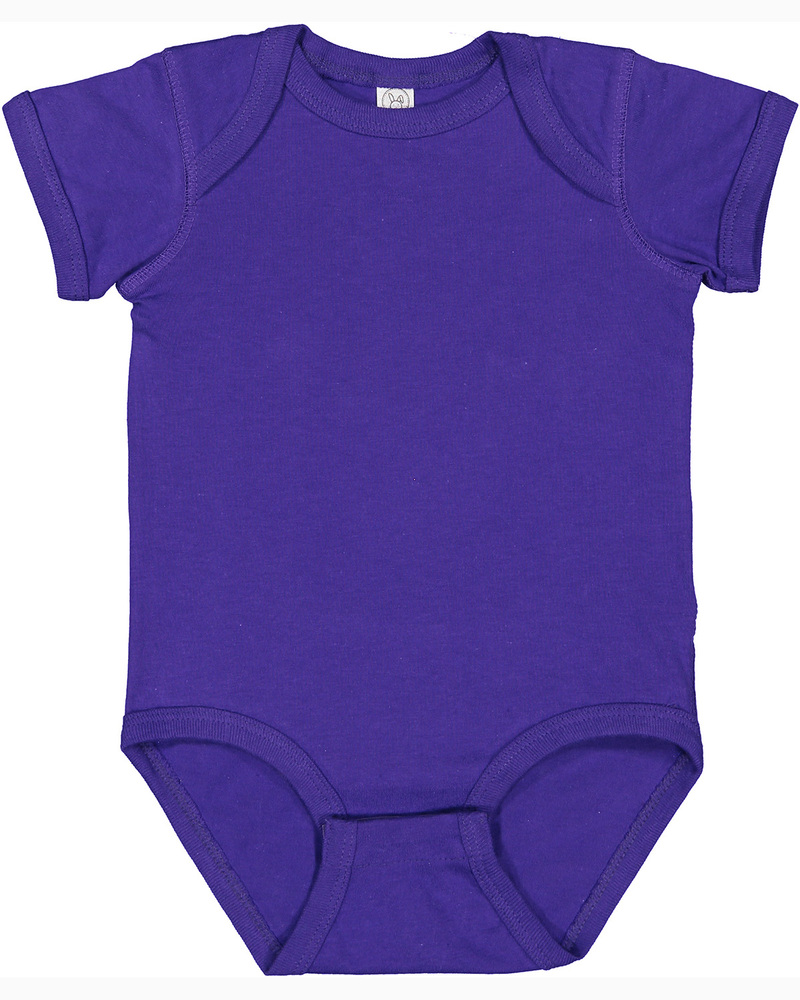 rabbit skins 4424 infant fine jersey bodysuit Front Fullsize