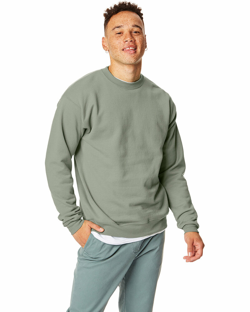 hanes p1607 ecosmart ® crewneck sweatshirt Front Fullsize