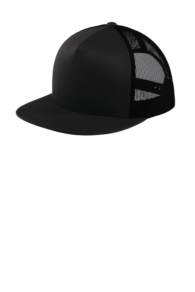 Sport-Tek STC38 YP Classics ® 5-Panel Classic Trucker Mesh Back Cap Front Fullsize"
