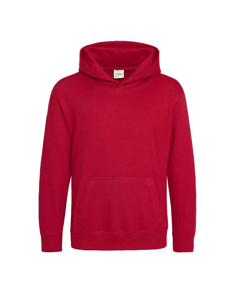 Just Hoods By AWDis JHY001 Youth Midweight College Hooded Sweatshirt Front Fullsize"