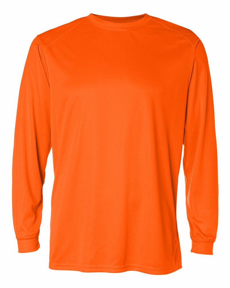 badger sport 4104 adult b-core long-sleeve performance tee Front Fullsize