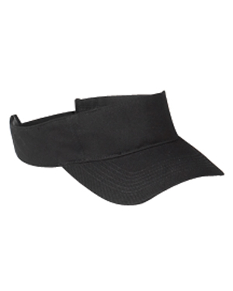 big accessories bx006 cotton twill visor Front Fullsize