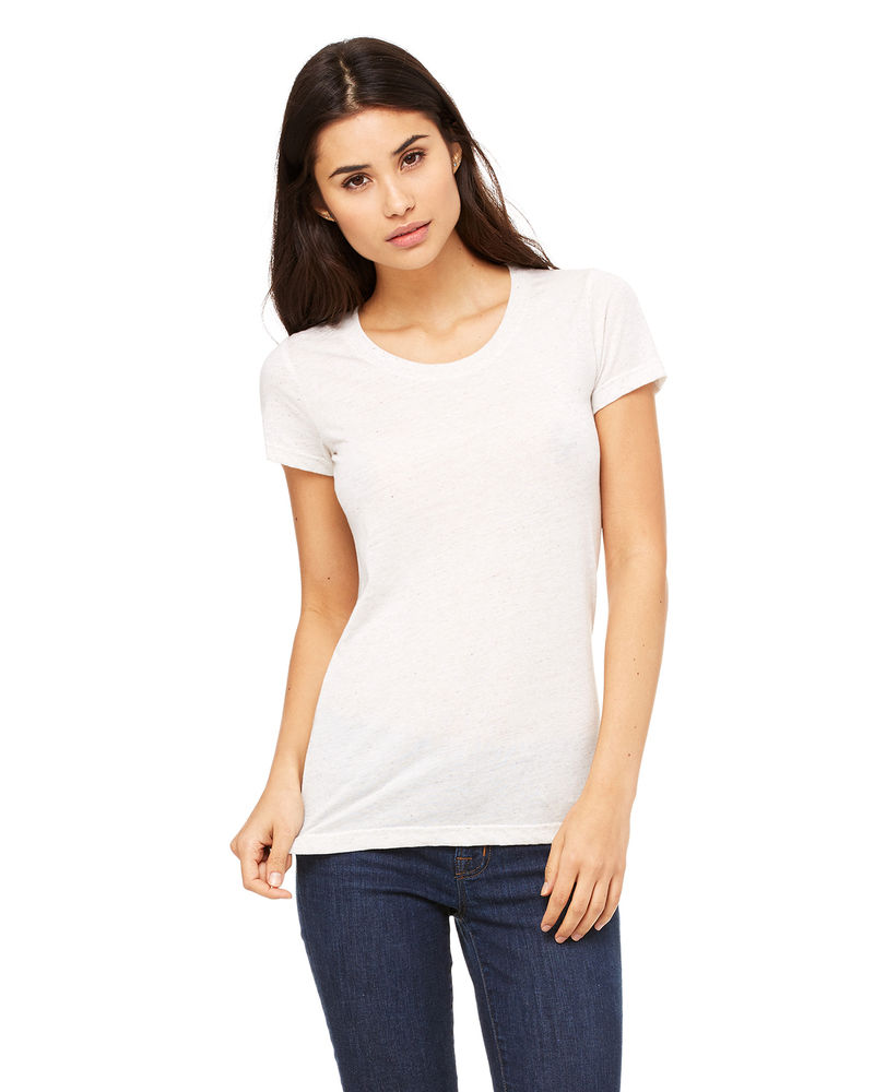 Bella + Canvas B8413 Women's Triblend Short Sleeve Tee Front Fullsize"