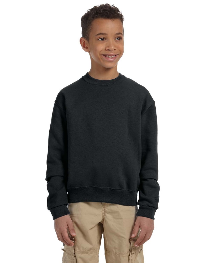 Jerzees 562B Youth NuBlend® Fleece Crew Front Fullsize"