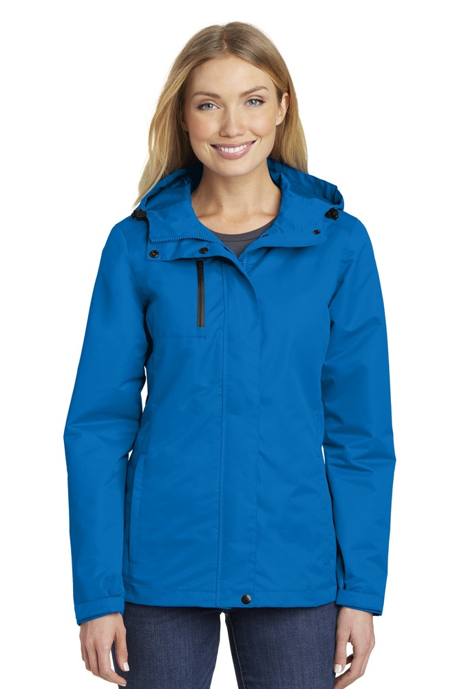 port authority l331 ladies all-conditions jacket Front Fullsize