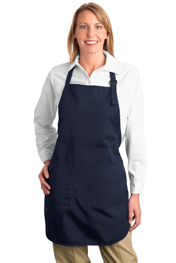 Port Authority A500 Full-Length Apron with Pockets Front Fullsize"