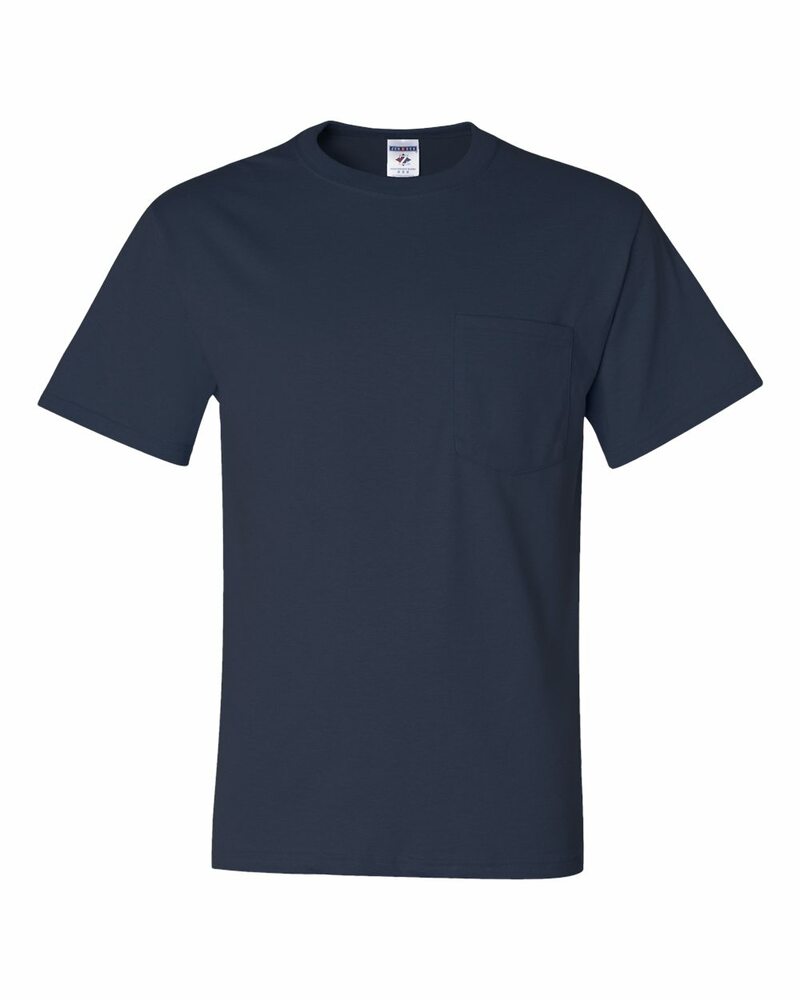 Jerzees 29P Dri-Power® 50/50 T-Shirt with a Pocket Front Fullsize"