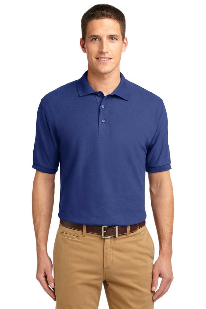 Port Authority TLK500 Tall Silk Touch™ Polo Front Fullsize"