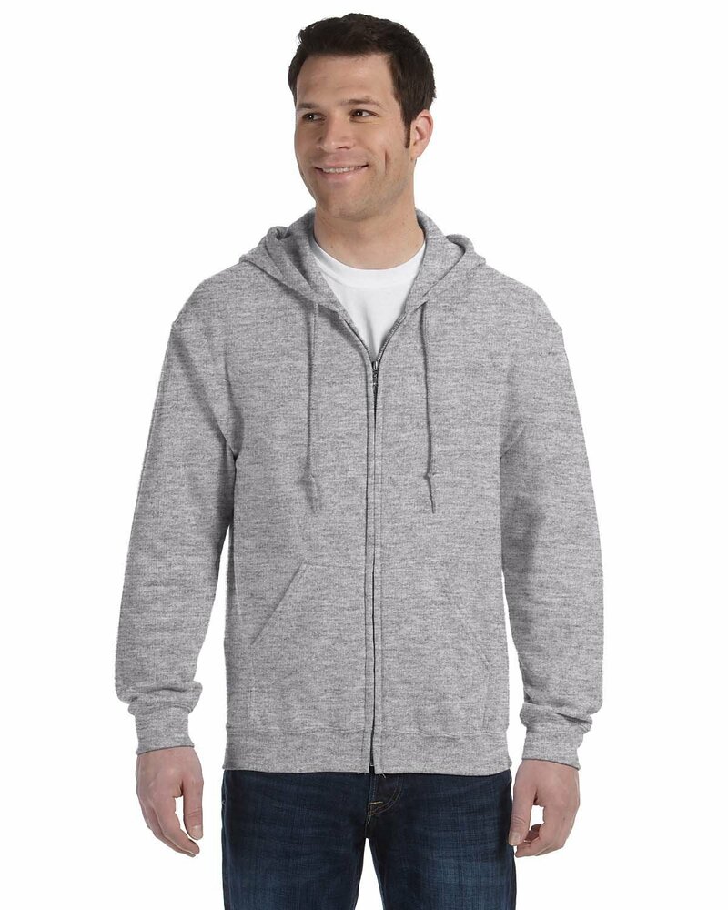 Gildan G186 Heavy Blend™ Full-Zip Hoodie Front Fullsize"