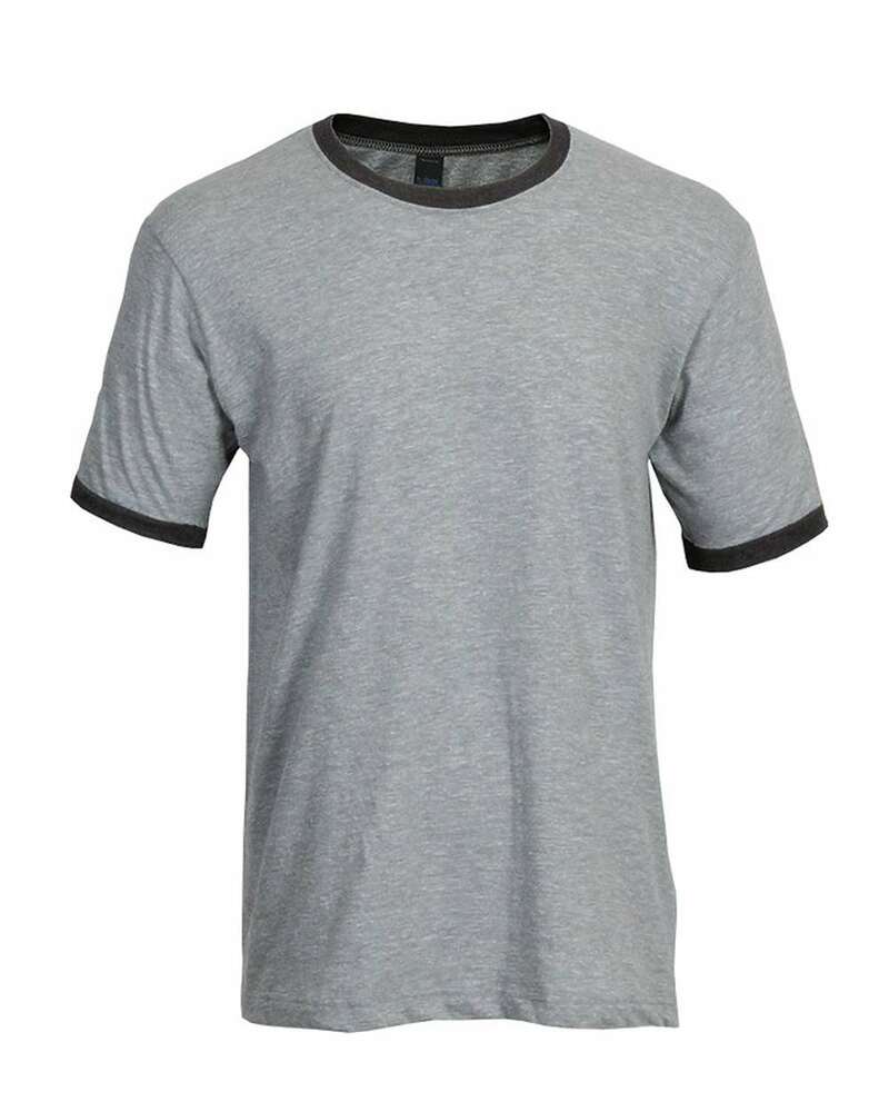 tultex 246 unisex jersey ringer tee Front Fullsize