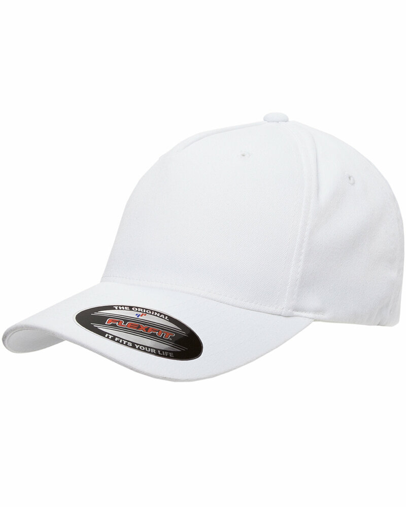 flexfit 6560 adult 5-panel poly-twill cap Front Fullsize