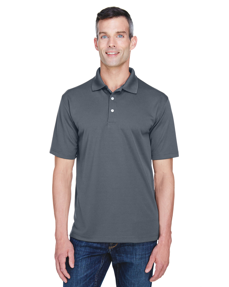 UltraClub 8445 Men's Cool & Dry Stain-Release Performance Polo Front Fullsize"