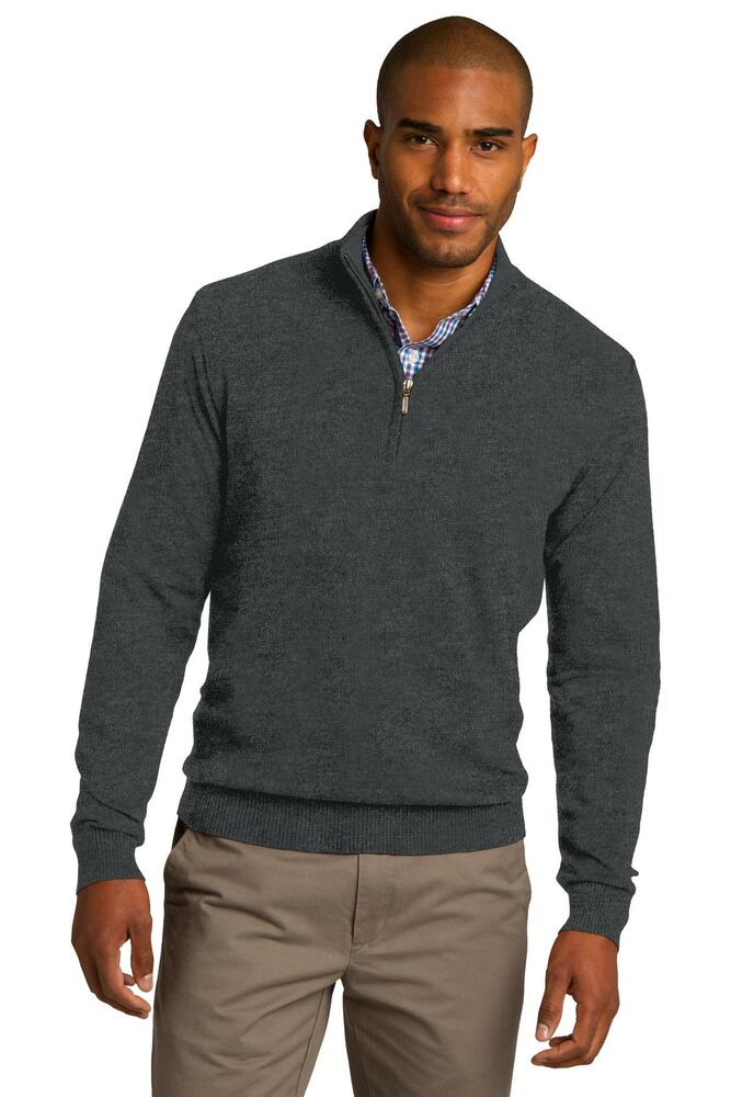 port authority sw290 1/2-zip sweater Front Fullsize