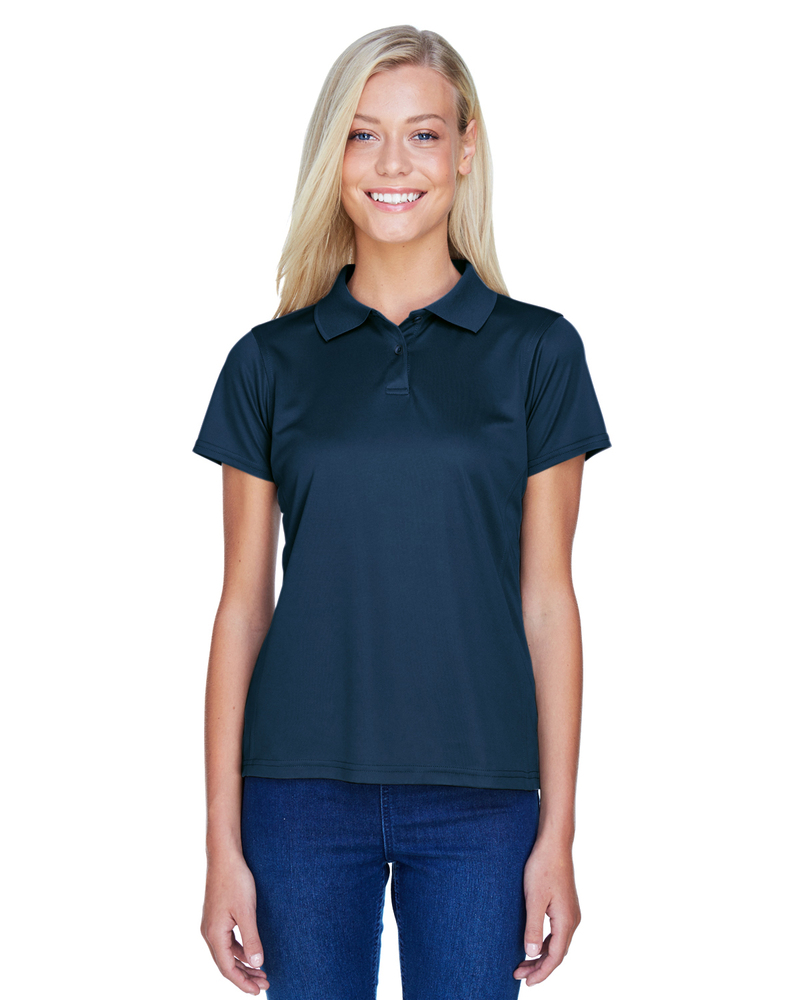 harriton m315w ladies' 4 oz. polytech polo Front Fullsize